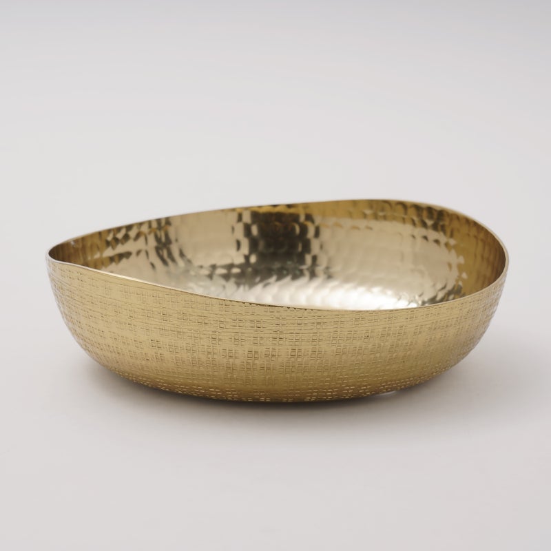 La Mesa Gold Serving Bowl for Kitchen - Image 1